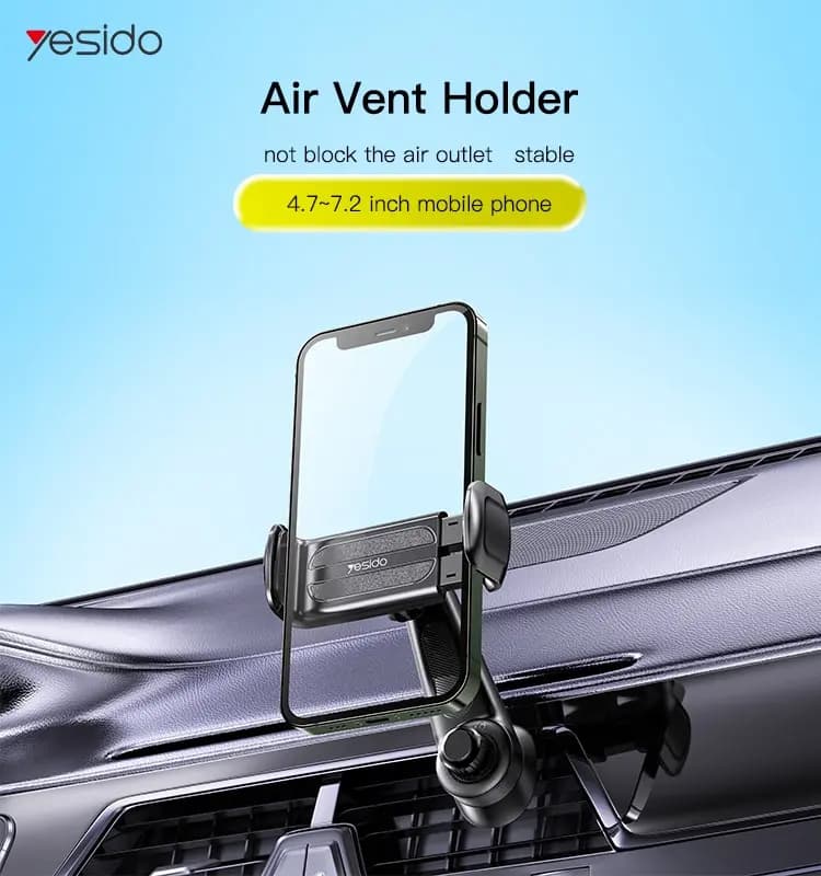 هولدر دریچه کولر یسیدو مدل YESIDO C165 CAR HOLDER — تصویر ۴