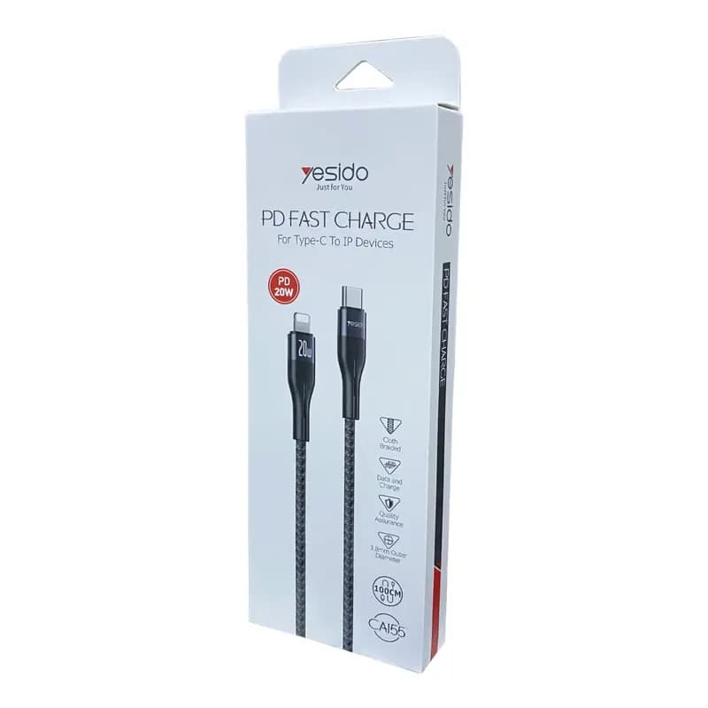 کابل تایپ سی به آیفون یسیدو مدل YESIDO CA155 PD FAST CHARGE — تصویر ۶