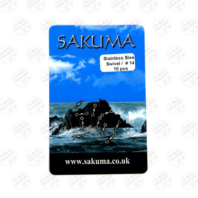 دوراهی استیل ساکوما سایز ۱۴ بسته ۱۰ عددی SAKUMA