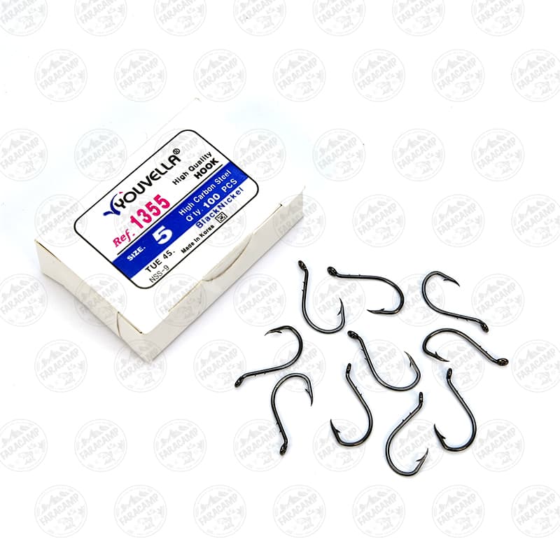 قلاب نیکل یوولا سایز ۵ مدل Youvella 1355 بسته ۱۰ عددی