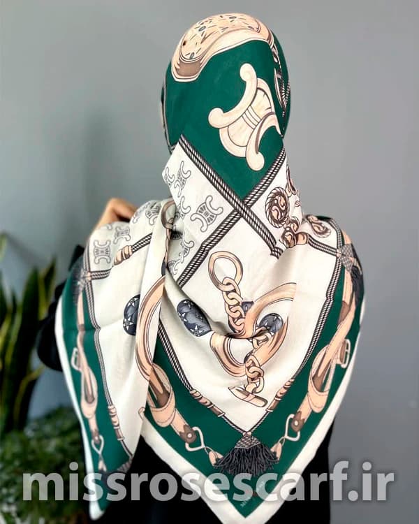 روسری نخی طرح آیناز — تصویر ۳