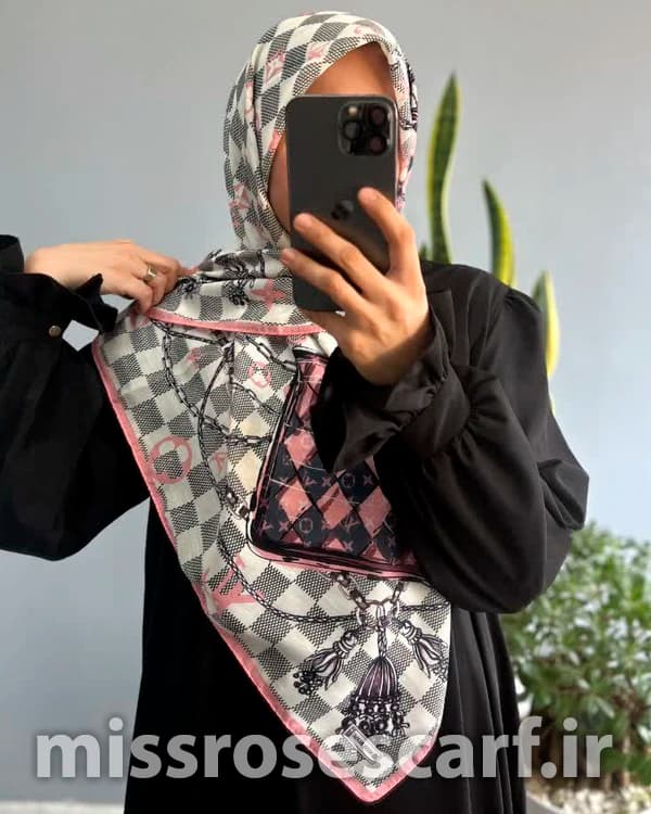 روسری قواره 100 کد 6 — تصویر ۳