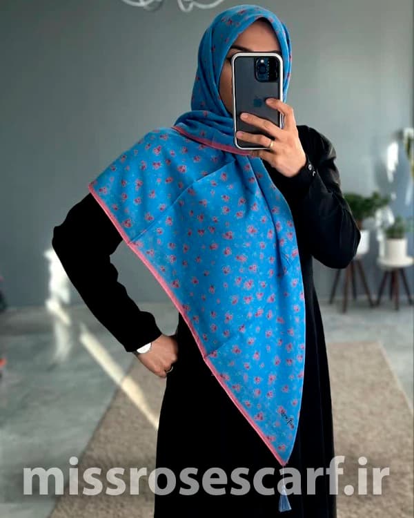 روسری قواره 120 کد M207 — تصویر ۲