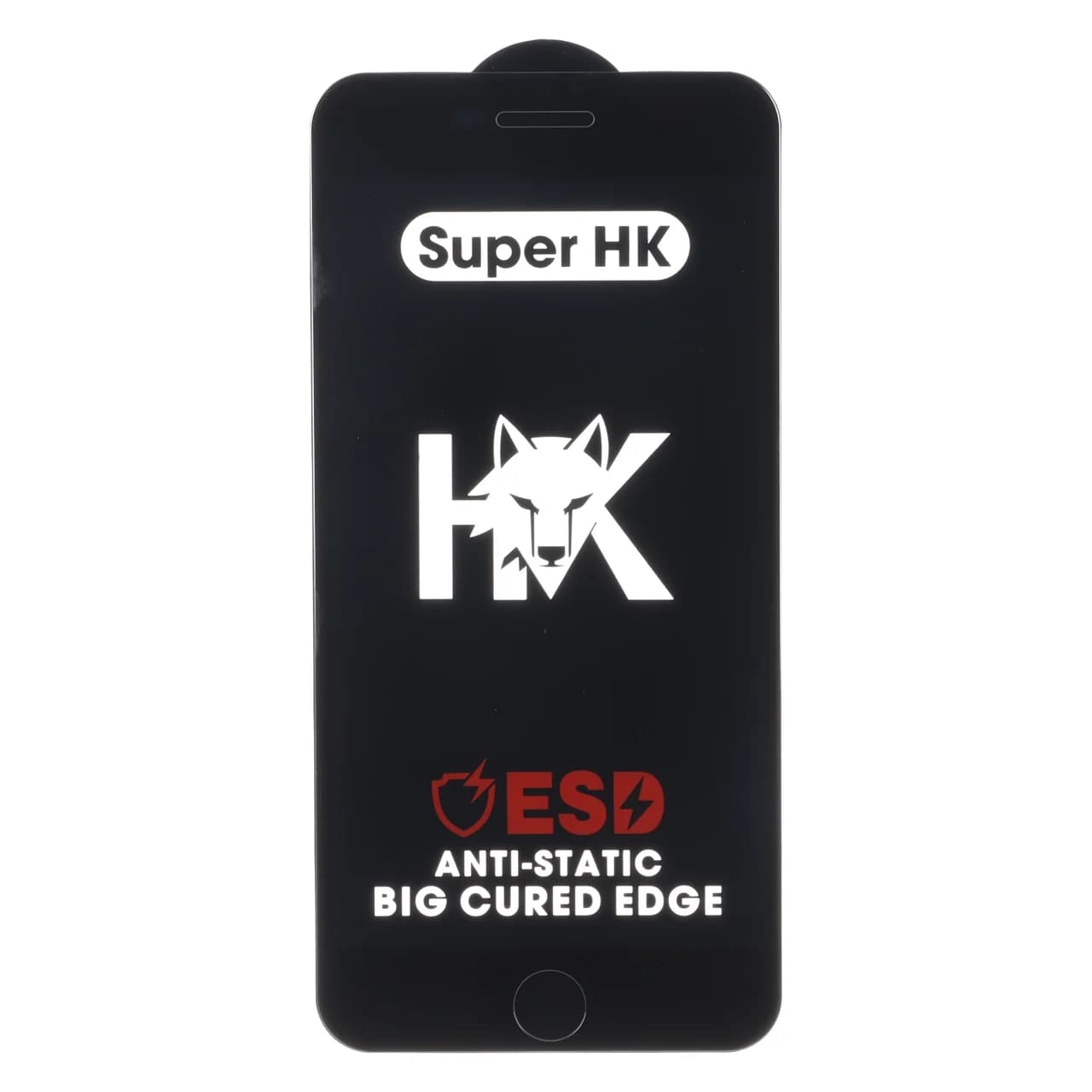 محافظ صفحه نمایش شیشه ای Full Cover ESD Anti Static – Super HK مدل Apple iPhone 6 Plus / iPhone 6S Plus / iPhone 7 Plus / iPhone 8 Plus