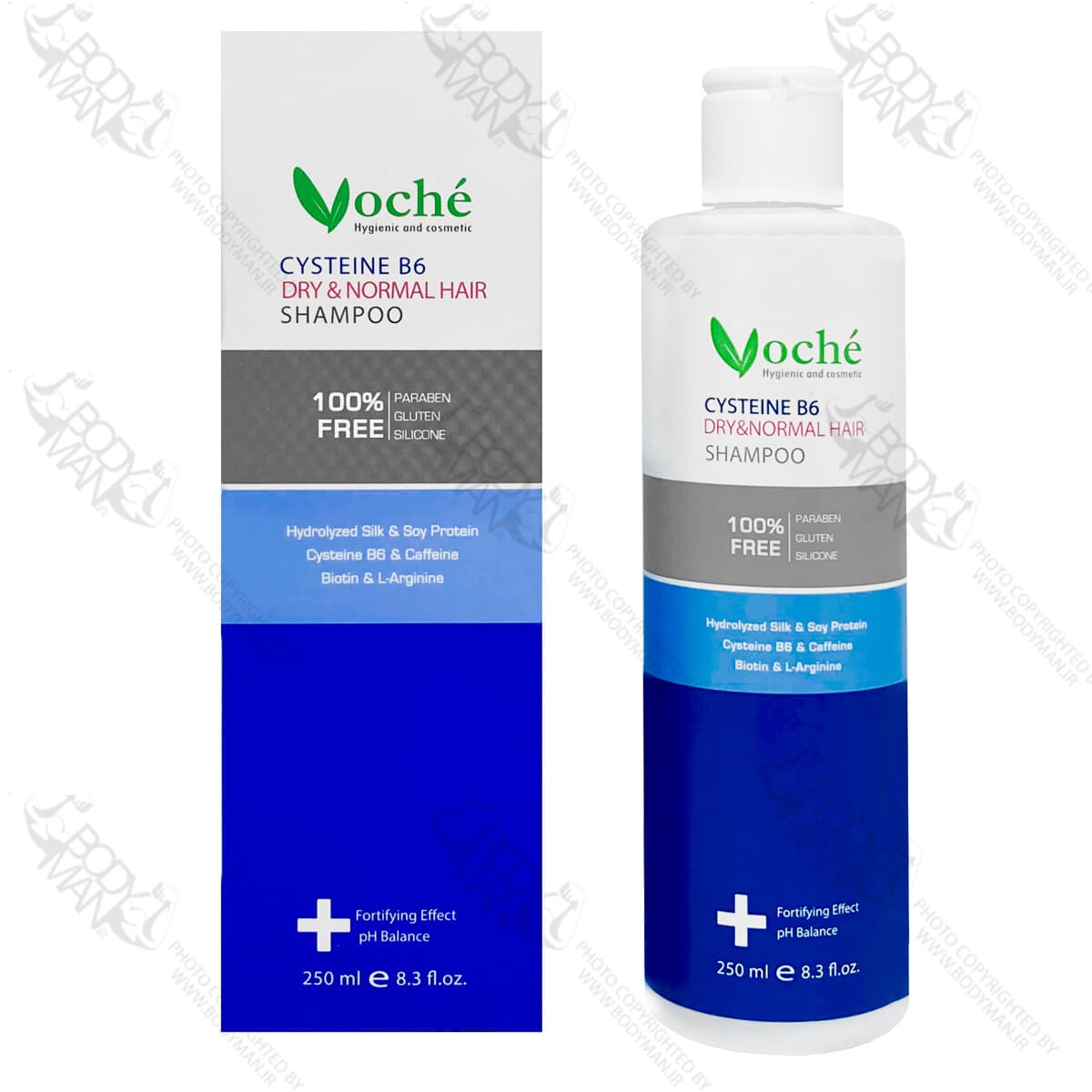 شامپو تقویت کننده سیستین B6 مناسب موهای خشک و معمولی وچه | Voche FORTIFYING CYSTEINE B6 DRY AND NORMAL HAIR SHAMPOO