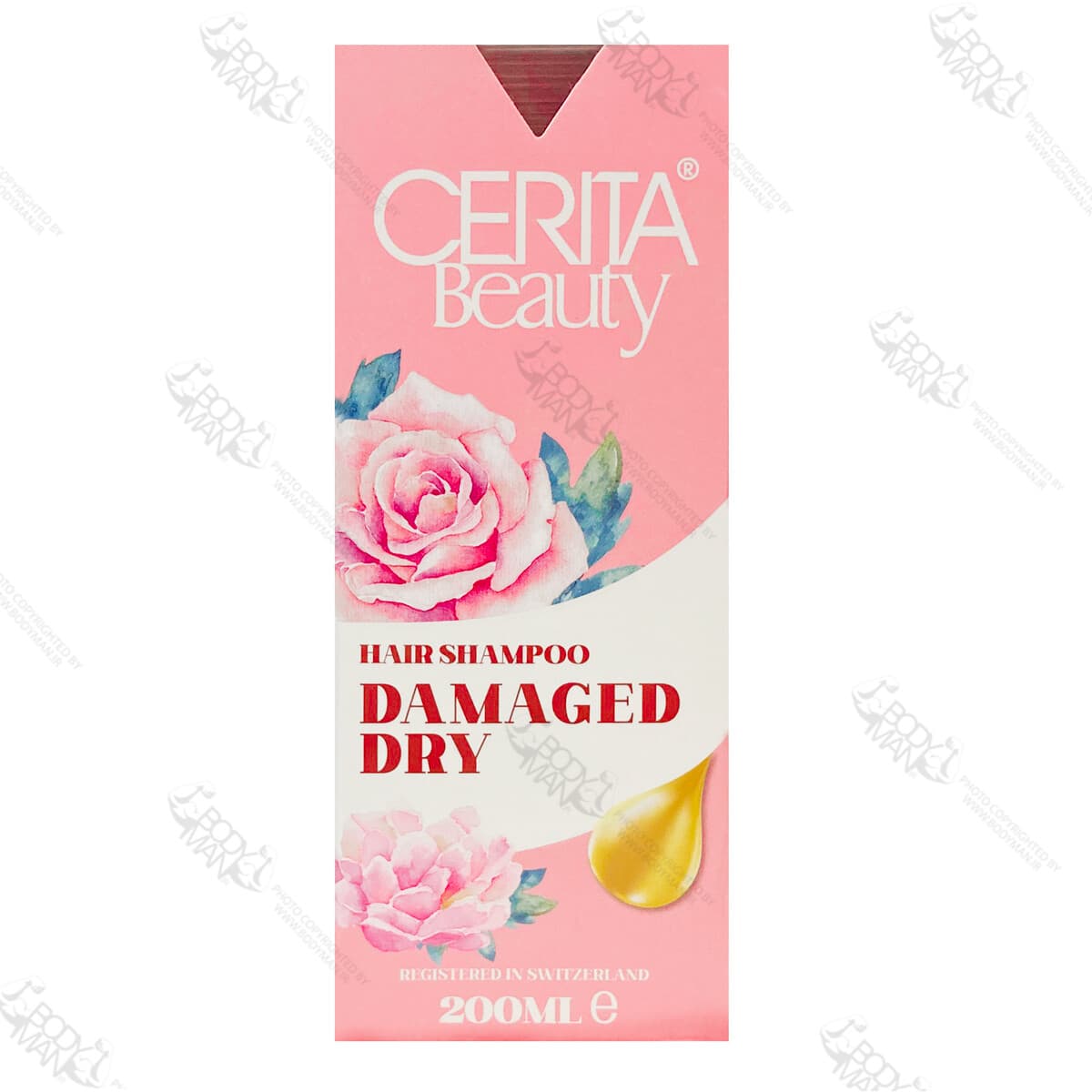 شامپو مناسب موهای خشک و آسیب دیده سریتا | CERITA HAIR SHAMPOO DAMAGED DRY