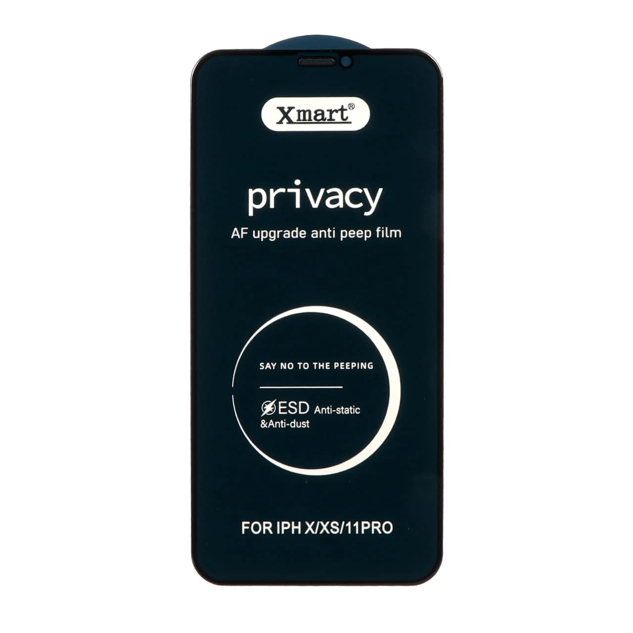 محافظ صفحه نمایش شیشه ای Full Cover Privacy XMART — تصویر ۵
