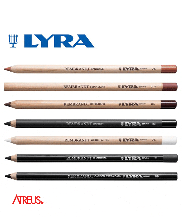 مداد کربن چرب لیرا LYRA 308/3 — تصویر ۷