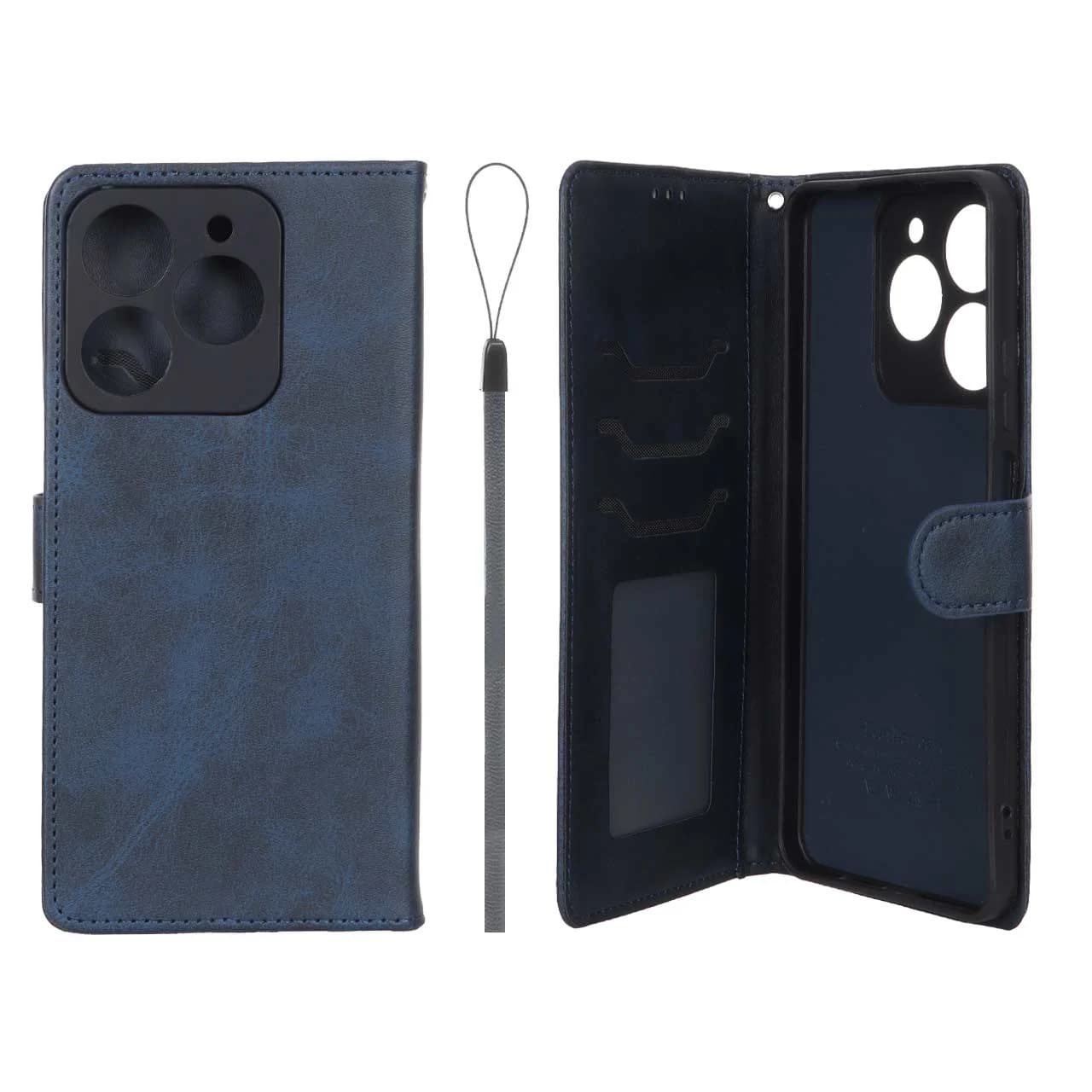 کیف موبایل مگنتی درجه یک داخل خز MNC Plus مدل Realme C61 — تصویر ۶