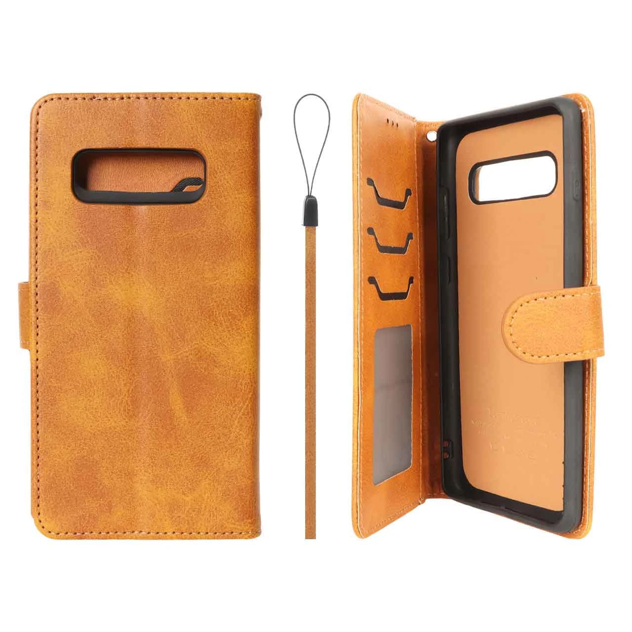 کیف موبایل مگنتی درجه یک داخل خز MNC Plus مدل Samsung Galaxy S10 Plus — تصویر ۳