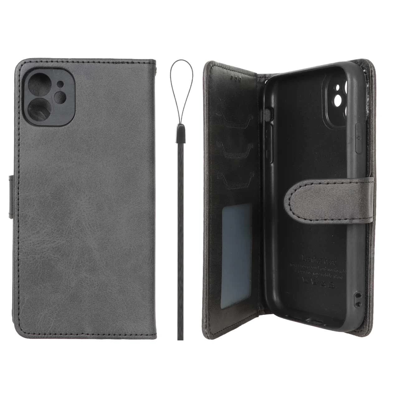 کیف موبایل مگنتی درجه یک داخل خز MNC Plus مدل Apple iPhone 11 — تصویر ۴