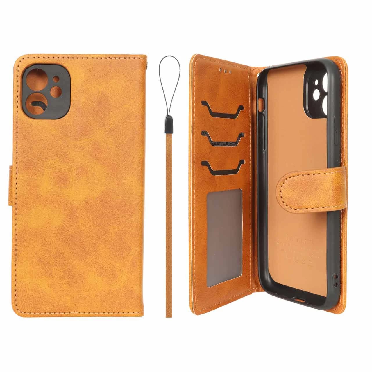کیف موبایل مگنتی درجه یک داخل خز MNC Plus مدل Apple iPhone 11 — تصویر ۵