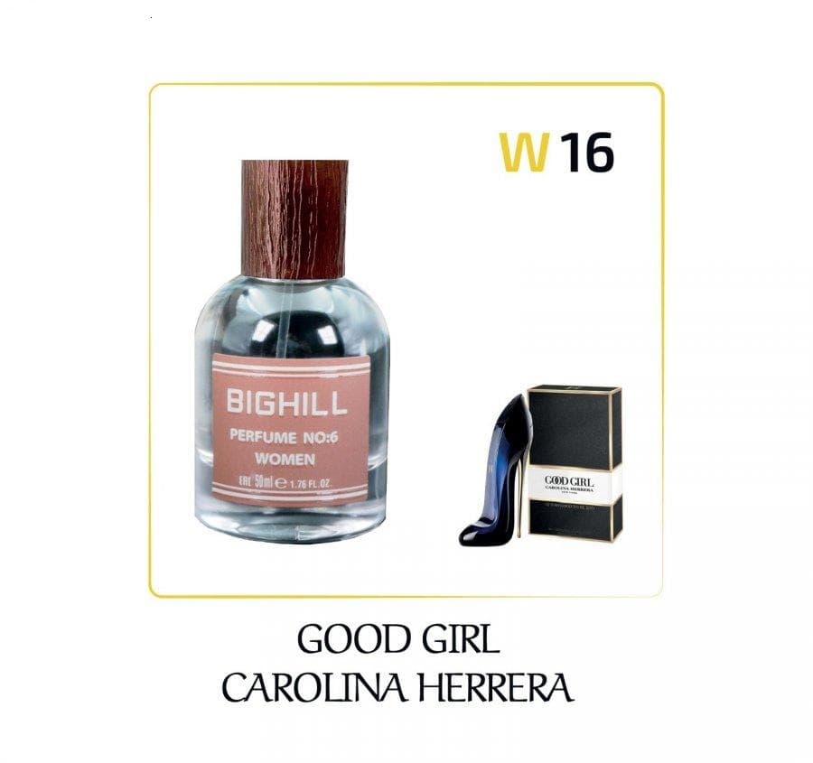 ادکلن بیگهیل زنانه شماره 16 مشابه ادکلن گودگرل Carolina Herrera Good Girl