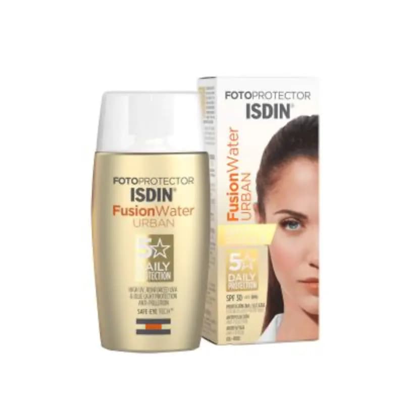 ضد آفتاب فیوژن واتر بی رنگ ایزدین مدل URBAN(SPF30) — تصویر ۴