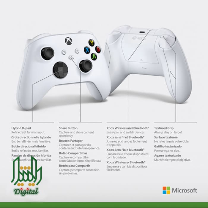 دسته بازی Xbox مدل New Series S Robot White — تصویر ۶