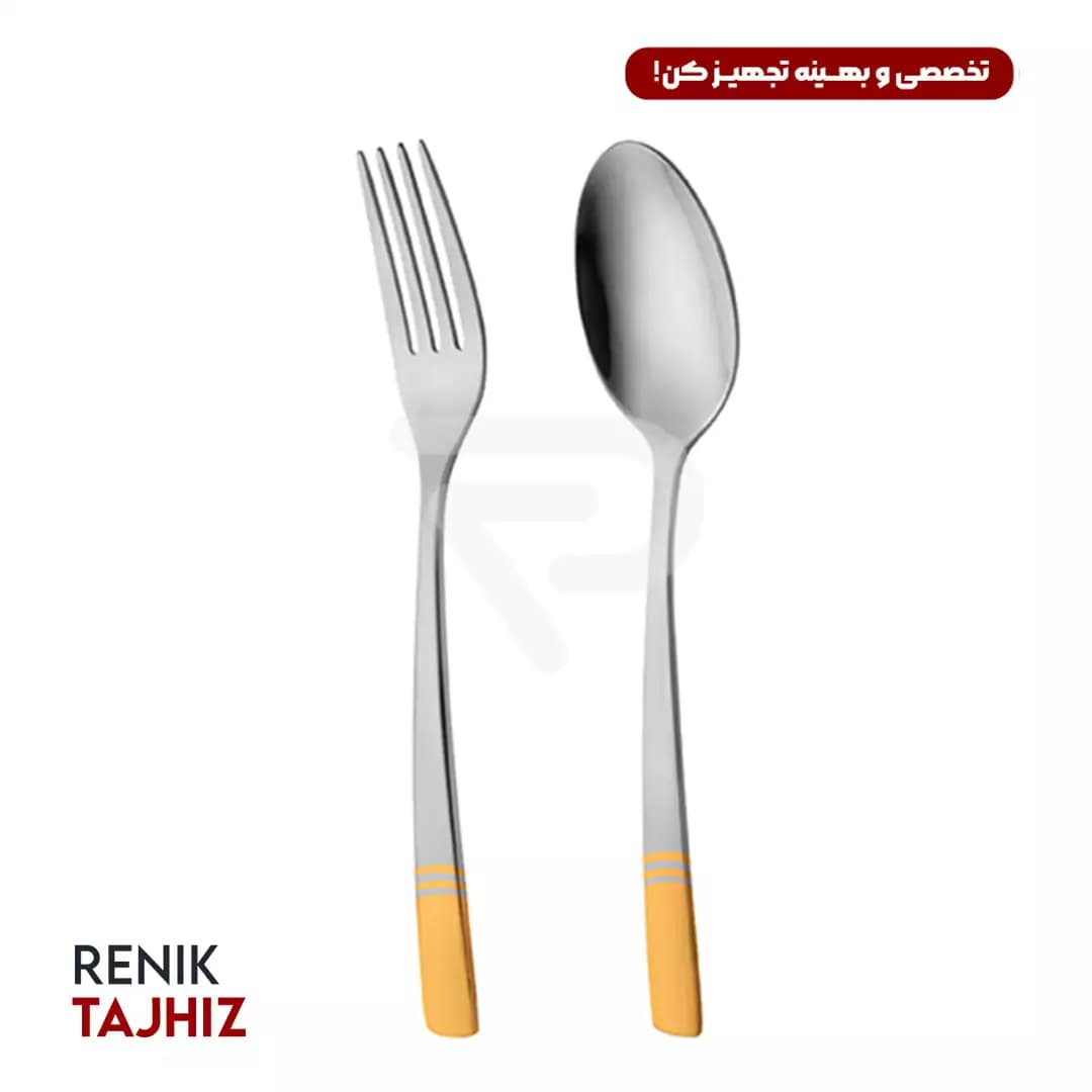 سرویس ۱۳۶ پارچه فلورانس طلایی-پایه دار — تصویر ۳