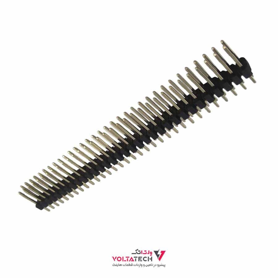 پین هدر 40×2 نری صاف 2.54mm 21mm — تصویر ۲