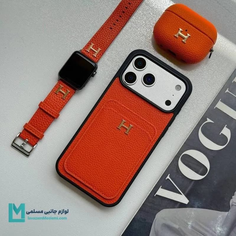 قاب گوشی جاکارتی دار هرمس کد C3614 | لوازم جانبی مسلمی — تصویر ۳