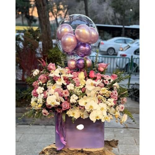 گل بزرگ و لوکس برای تبریک به مناسبت جشن عروسی 9740 — تصویر ۲
