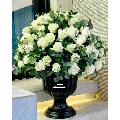 گل تسلیت آبرومند و شیک به مناسبت فوت عمو 9683