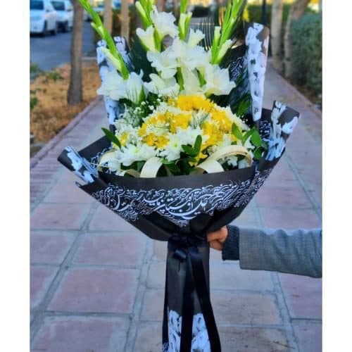 گل تسلیت آبرومند و بزرگ به مناسبت درگذشت مادر همکار 9668