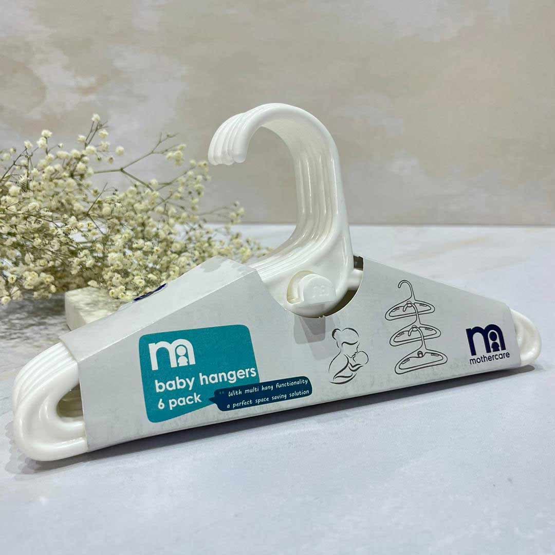 چوب لباسی نوزاد ۶ عددی مادرکر Mothercare قابلیت اتصال به یکدیگر