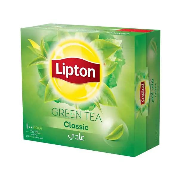 چای سبز لیپتون کیسه ای ساده کلاسیک ۱۰۰ عددی – LIPTON