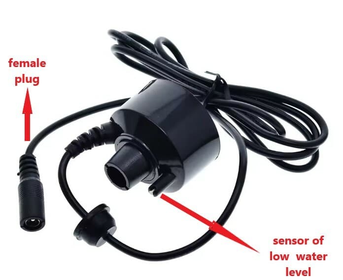 ماژول بخار آب سرد 550 میلی لیتر (بدون LED) مشکی — تصویر ۴