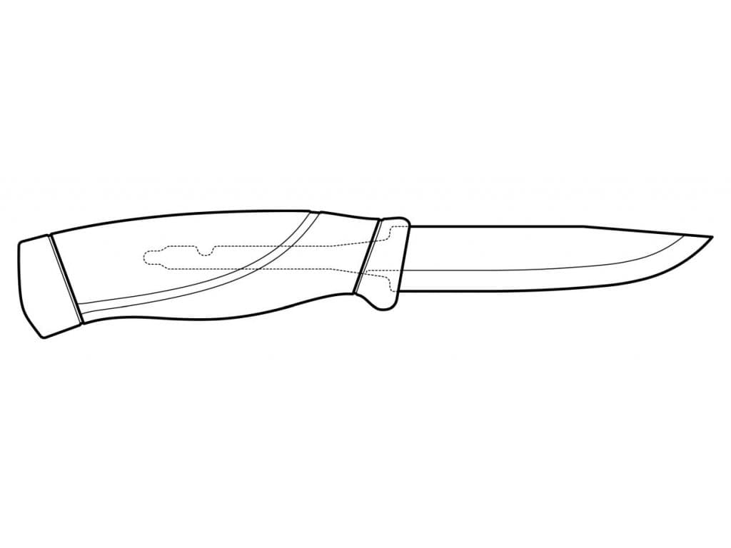 کارد موراکنیو کامپنیون هوی دیوتی استنلس Morakniv Companion HeavyDuty™ (S) – Burnt Orange — تصویر ۴