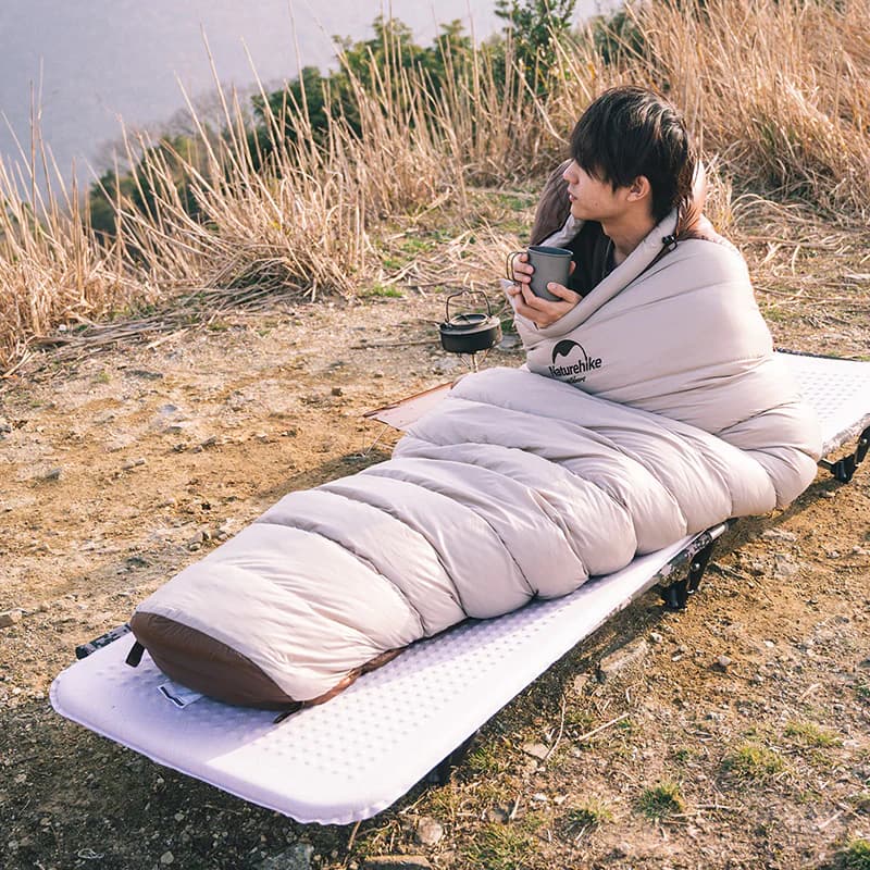 کیسه خواب نیچرهایک 2 درجه – پر اردک Naturehike (Snowbird 2) Mummy duck down sleeping bag – XL (620G) — تصویر ۴