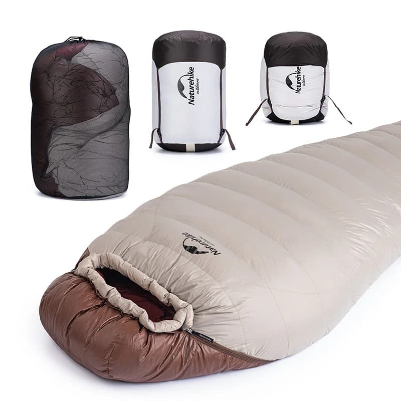 کیسه خواب نیچرهایک 2 درجه – پر اردک Naturehike (Snowbird 2) Mummy duck down sleeping bag – XL (620G) — تصویر ۷