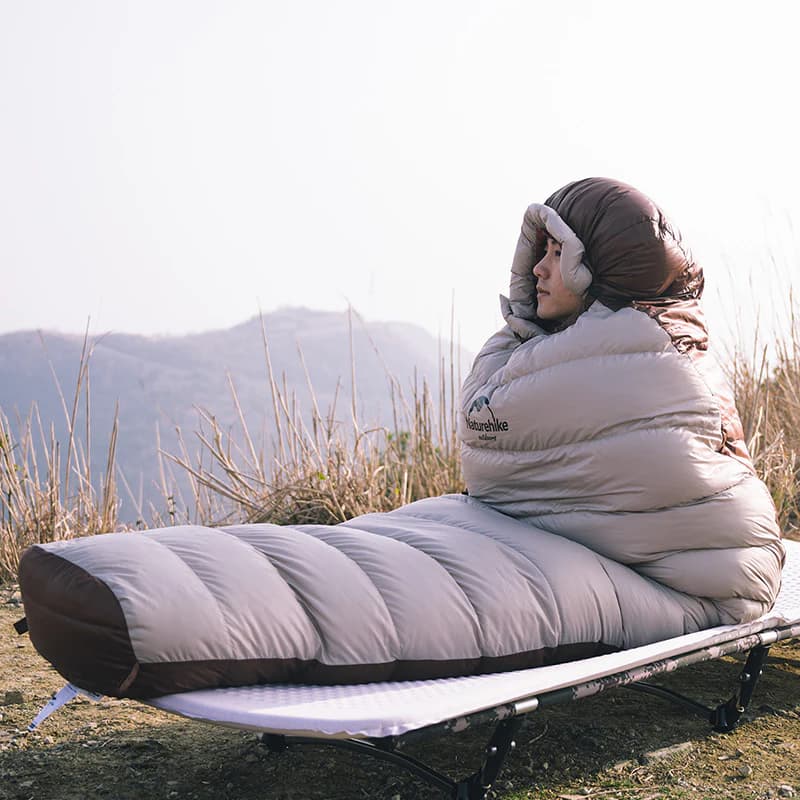 کیسه خواب نیچرهایک 2 درجه – پر اردک Naturehike (Snowbird 2) Mummy duck down sleeping bag – XL (620G) — تصویر ۵