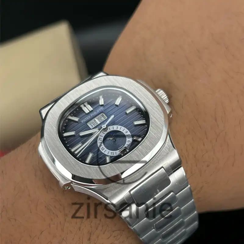 ساعت مچی مردانه پتک فیلیپ اتوماتیک Patek Philippe Steel Blue — تصویر ۲