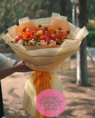 سفارش گل همراه با کیک تولد هر ماه