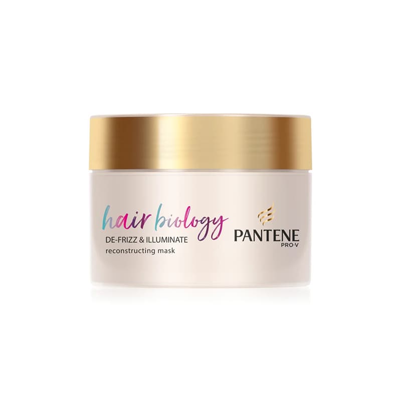 ماسک مو ضد وز و درخشان کننده پنتن PANTENE De-Frizz & Illuminate حجم 160 میل — تصویر ۲