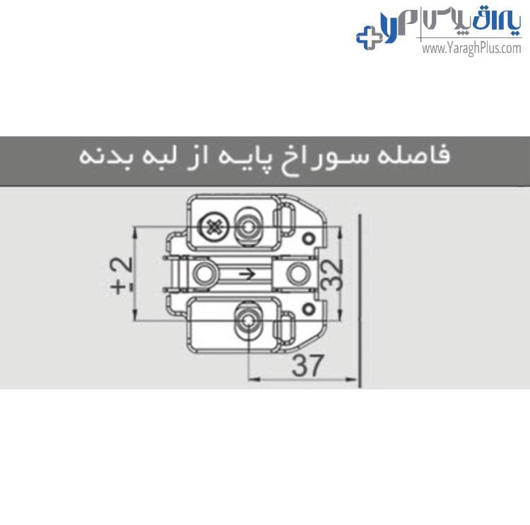 لولا آرام بند آینه روکار کلیپسی با پایه 3D فانتونی A072 — تصویر ۸