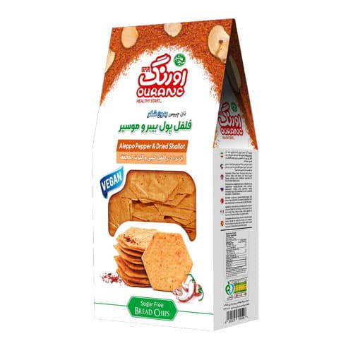نان چیپسی سنتی حاوی فلفل ، پول بیبر و موسیر