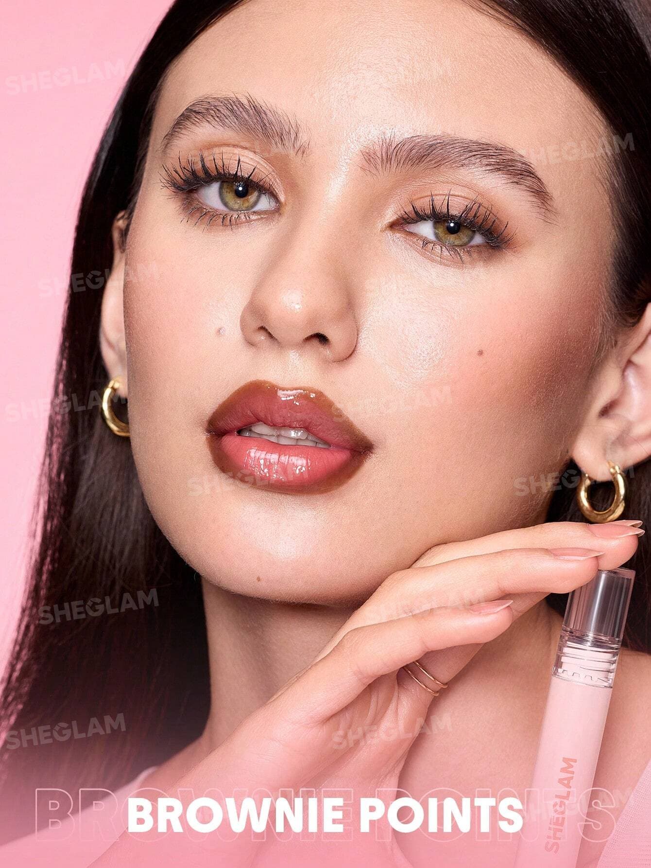 خط لب پیل آف فال این لاین شیگلم sheglam رنگ Brownie Points — تصویر ۴