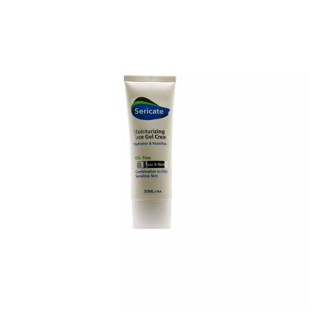 ژل کرم مرطوب کننده صورت پوست مختلط و چرب سری کیت ۵۰ میلی لیتر Sericate Moisturizing Face Gel Cream ۵۰ Ml