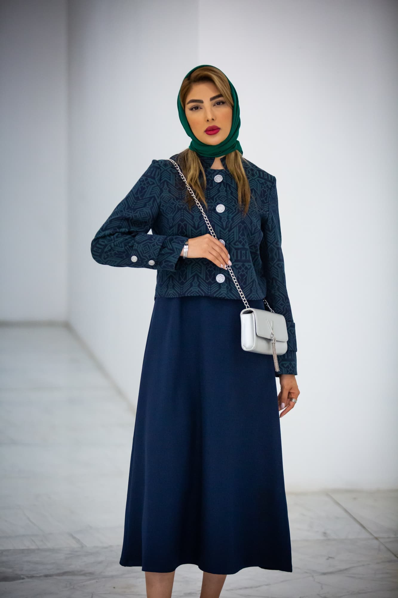 مانتو 2 پی اس ژاکارد مصری