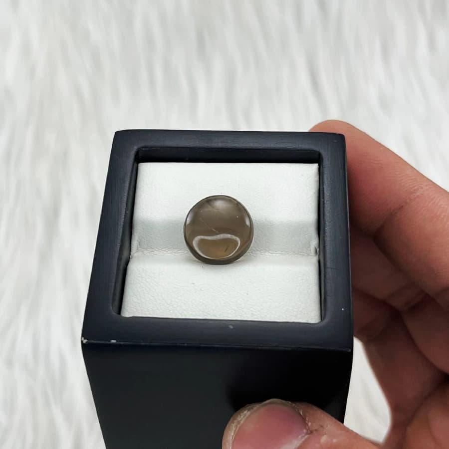 نگین کوارتز دودی کد NQ1 — تصویر ۳