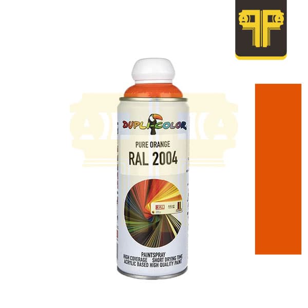 اسپری رنگ نارنجی رال دوپلی کالر کد Dupli-Color RAL 2004