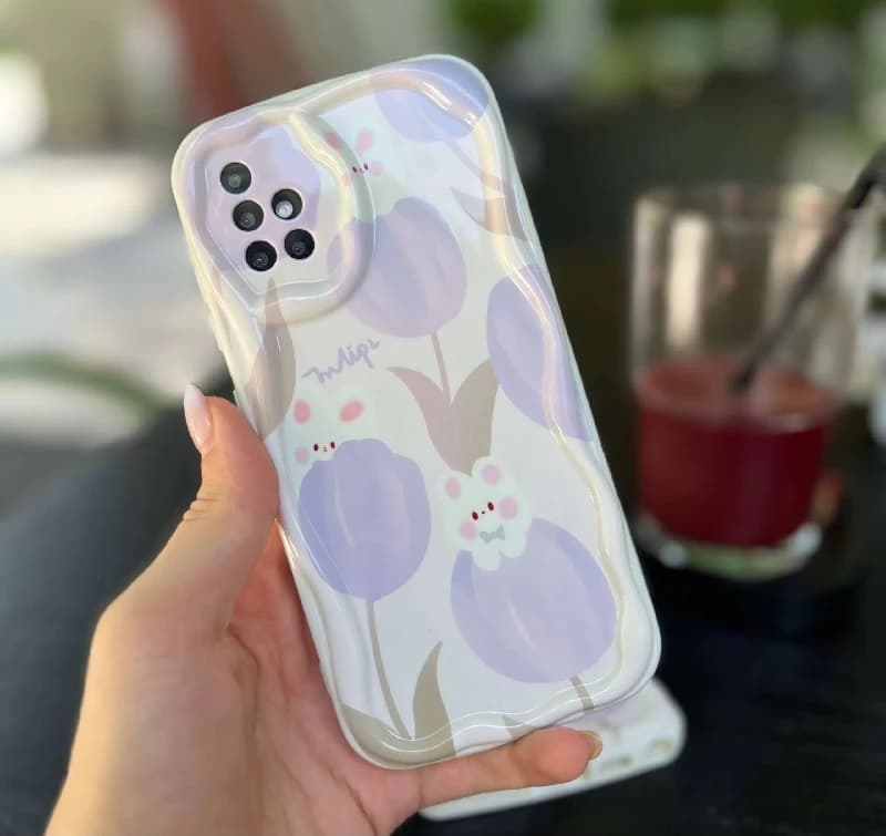 قاب گوشی Galaxy A53 سامسونگ طرح خرگوش و لاله کد 788 — تصویر ۲