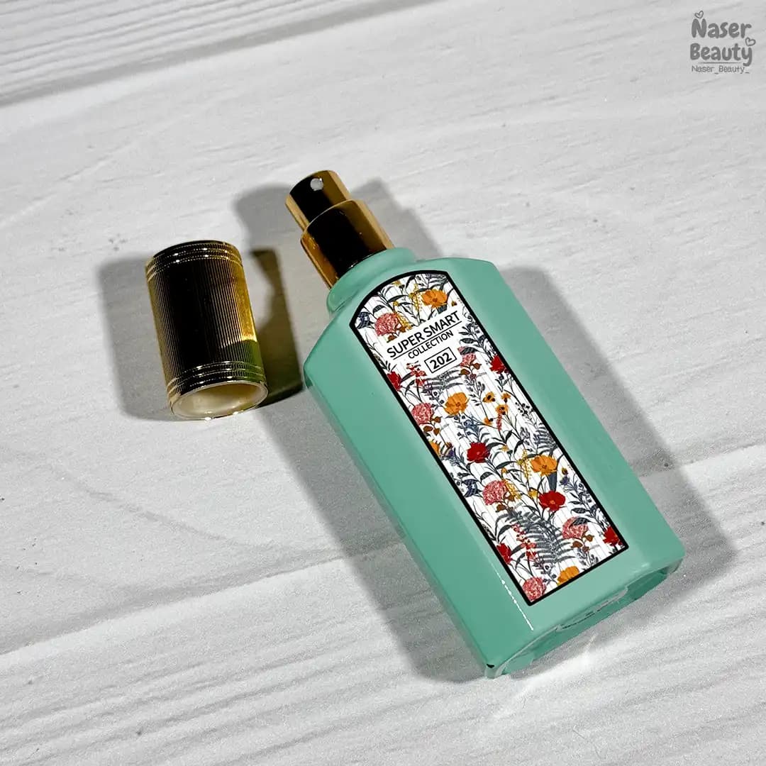 عطر زنانه سوپر اسمارت کالکشن 201 با رایحه جاسمین و گوچی فلورا — تصویر ۲