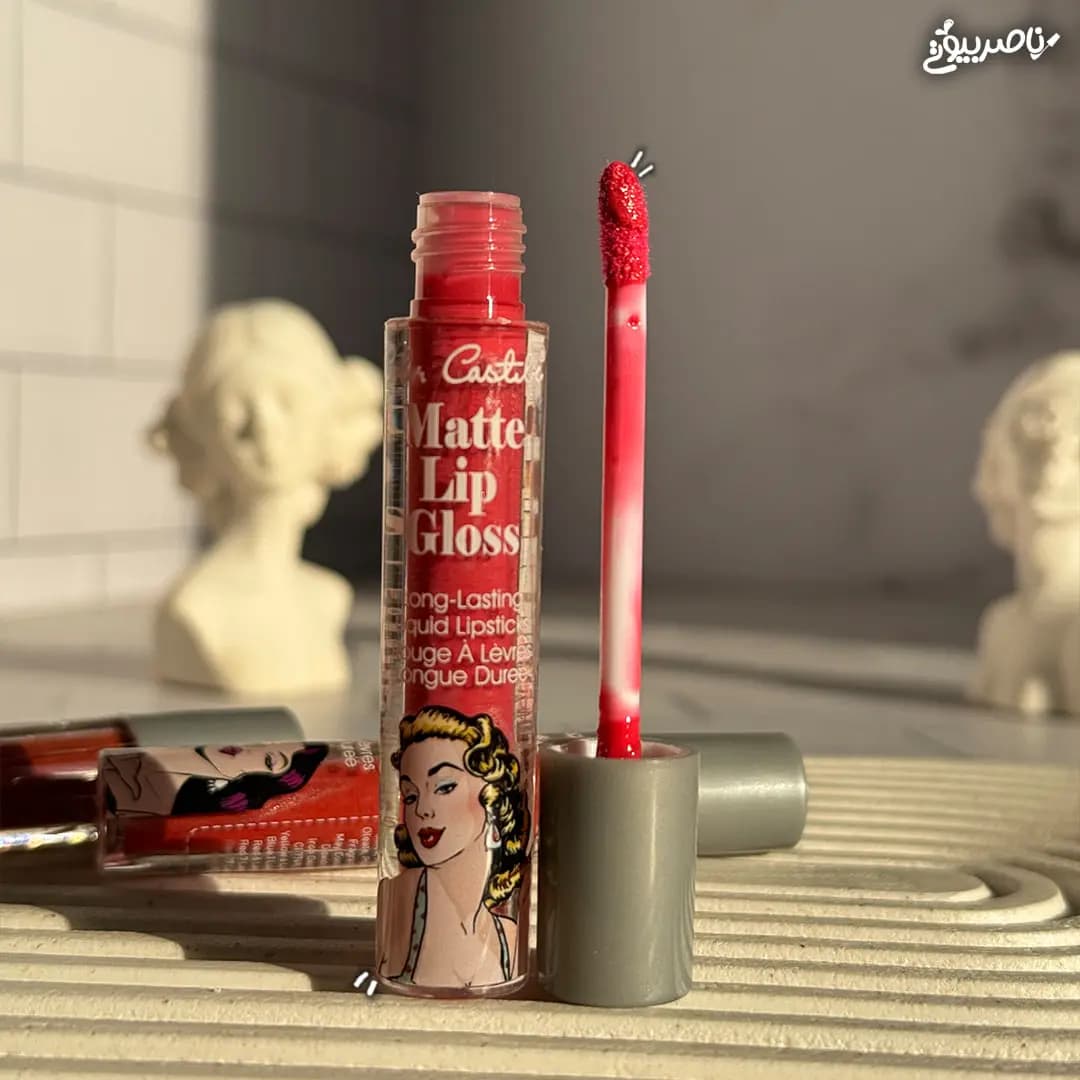 پک 3 عددی رژلب و لیپ گلاس کالر کستل VELVET — تصویر ۶