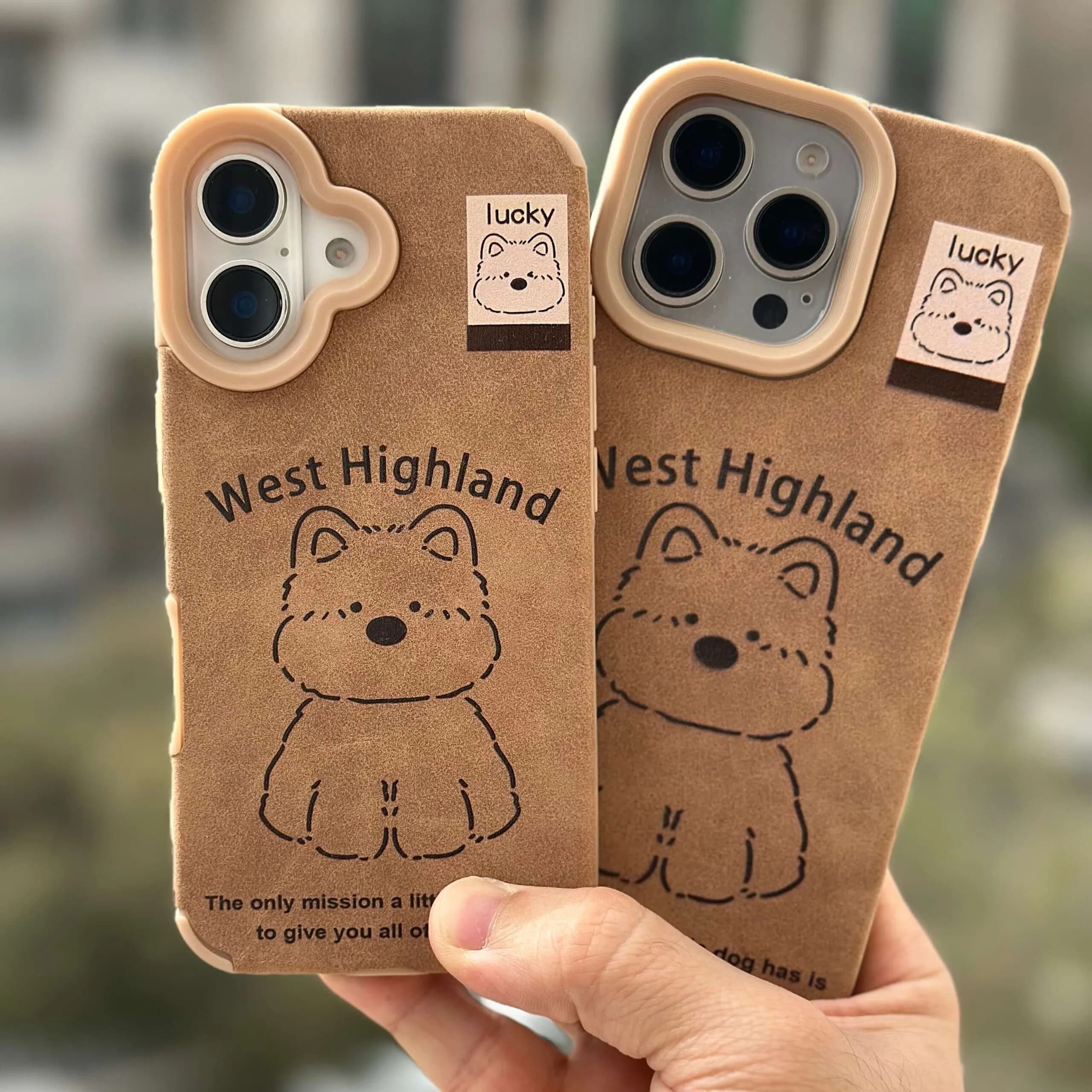 قاب گوشی iPhone 16 آیفون طرح سگ West Highland کد 486 — تصویر ۲