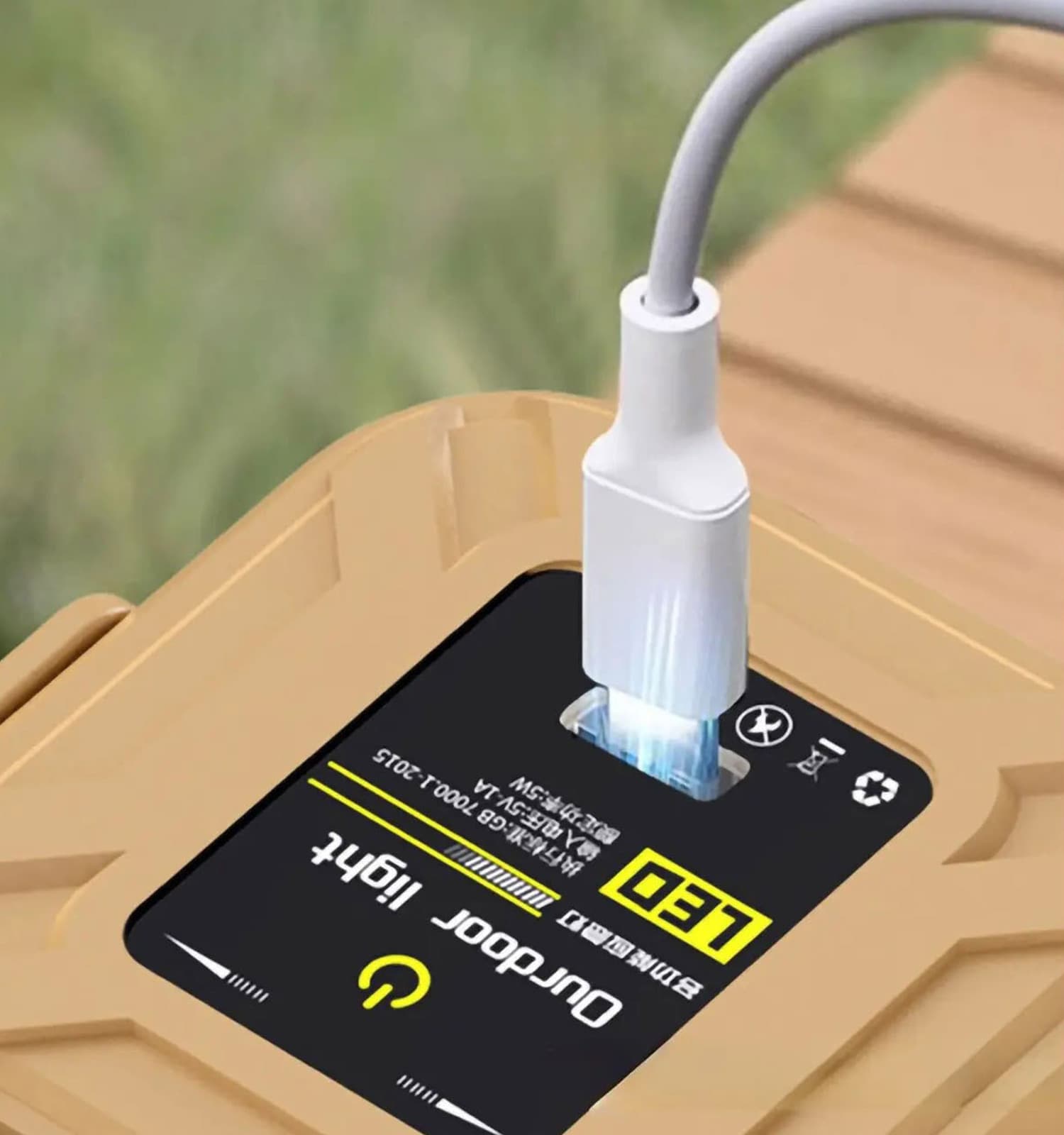 چراغ LED شارژی کد 49928 — تصویر ۹