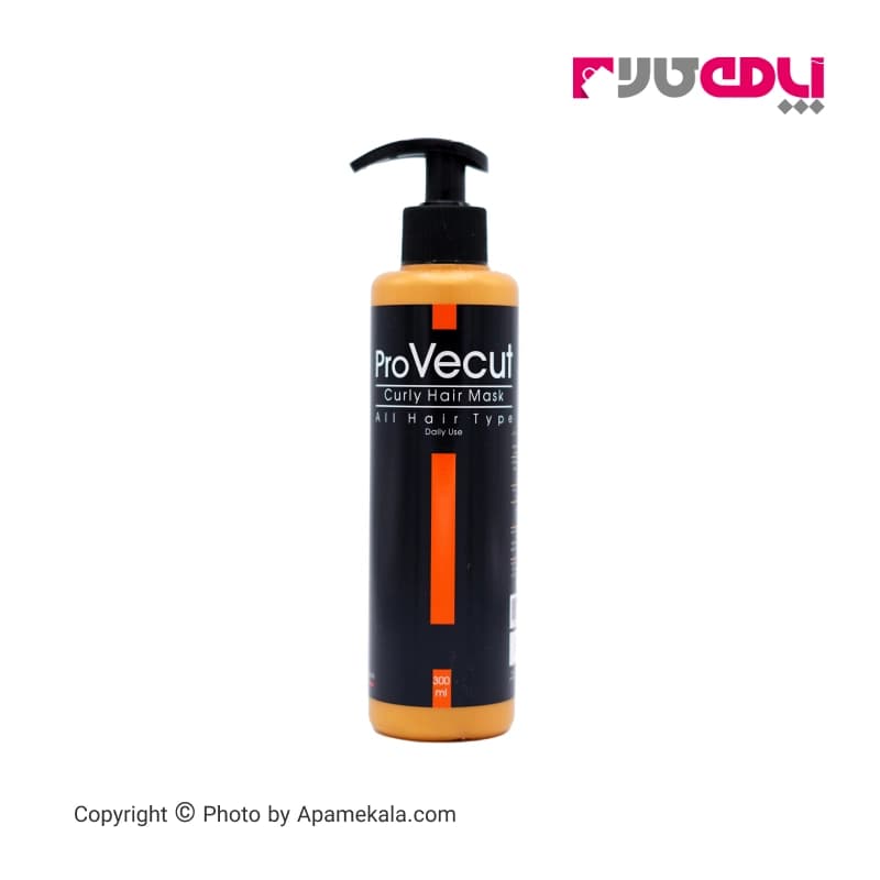 ماسک روزانه مو پرو ویکات provecut مناسب موی فر و مجعد حجم 300 میل — تصویر ۲