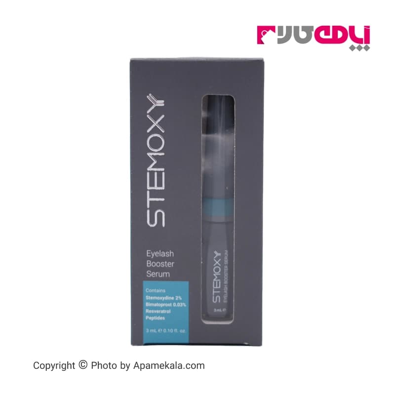 سرم تقویت کننده مژه استموکسی stemoxy افزایش دهنده ضخامت مو 3 میل — تصویر ۳