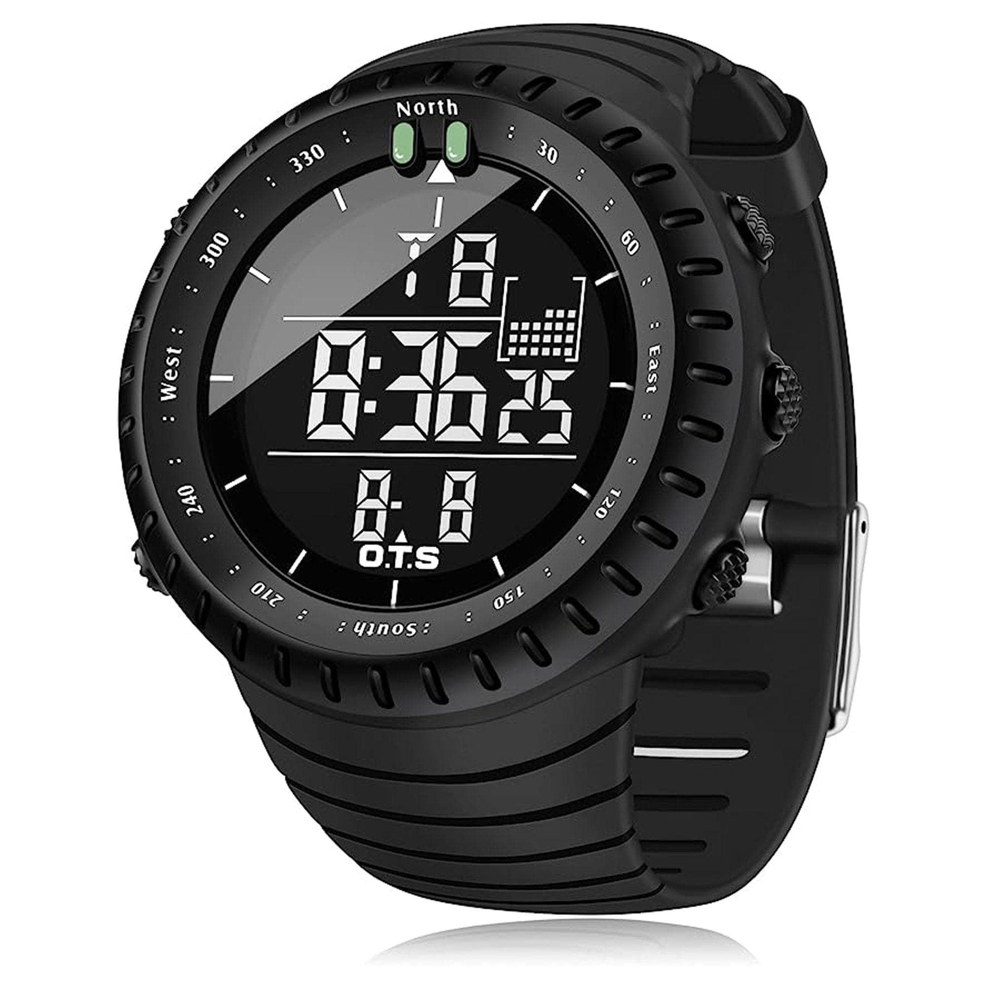 ساعت مچی ورزشی دیجیتال مردانه PALADA Men’s Digital Sports Watch Waterproof Tactical Watch with LED Backlight Watch for Men